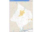 Newton County, GA <br /> Wall Map <br /> Zip Code <br /> Basic Style 2025 Map