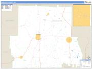 Randolph County, GA <br /> Wall Map <br /> Zip Code <br /> Basic Style 2025 Map