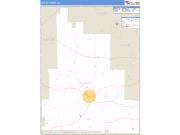 Schley County, GA <br /> Wall Map <br /> Zip Code <br /> Basic Style 2025 Map