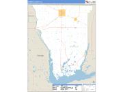Seminole County, GA <br /> Wall Map <br /> Zip Code <br /> Basic Style 2025 Map