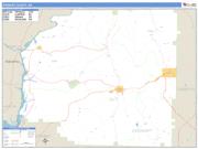 Stewart County, GA <br /> Wall Map <br /> Zip Code <br /> Basic Style 2025 Map