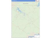Union County, GA <br /> Wall Map <br /> Zip Code <br /> Basic Style 2025 Map