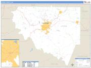 Upson County, GA <br /> Wall Map <br /> Zip Code <br /> Basic Style 2025 Map