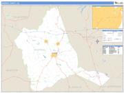 Warren County, GA <br /> Wall Map <br /> Zip Code <br /> Basic Style 2025 Map
