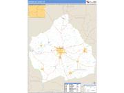 Washington County, GA <br /> Wall Map <br /> Zip Code <br /> Basic Style 2025 Map