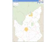 White County, GA <br /> Wall Map <br /> Zip Code <br /> Basic Style 2025 Map