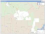 Blaine County, ID <br /> Wall Map <br /> Zip Code <br /> Basic Style 2025 Map
