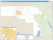 Bonneville County, ID <br /> Wall Map <br /> Zip Code <br /> Basic Style 2025 Map