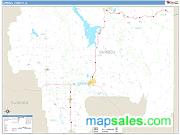 Caribou County, ID <br /> Wall Map <br /> Zip Code <br /> Basic Style 2025 Map