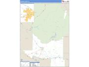 Elmore County, ID <br /> Wall Map <br /> Zip Code <br /> Basic Style 2025 Map