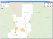 Franklin County, ID <br /> Wall Map <br /> Zip Code <br /> Basic Style 2025 Map
