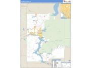 Kootenai County, ID <br /> Wall Map <br /> Zip Code <br /> Basic Style 2025 Map