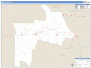 Lewis County, ID <br /> Wall Map <br /> Zip Code <br /> Basic Style 2025 Map