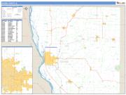 Adams County, IL <br /> Wall Map <br /> Zip Code <br /> Basic Style 2025 Map