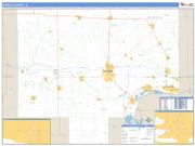 Bureau County, IL <br /> Wall Map <br /> Zip Code <br /> Basic Style 2025 Map