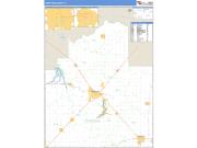 Christian County, IL <br /> Wall Map <br /> Zip Code <br /> Basic Style 2025 Map