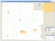 Clay County, IL <br /> Wall Map <br /> Zip Code <br /> Basic Style 2025 Map