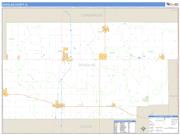 Douglas County, IL <br /> Wall Map <br /> Zip Code <br /> Basic Style 2025 Map