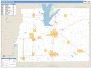 Franklin County, IL <br /> Wall Map <br /> Zip Code <br /> Basic Style 2025 Map