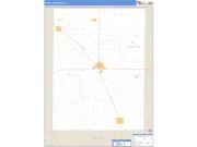 Hamilton County, IL <br /> Wall Map <br /> Zip Code <br /> Basic Style 2025 Map