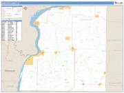 Hancock County, IL <br /> Wall Map <br /> Zip Code <br /> Basic Style 2025 Map