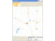 Jasper County, IL <br /> Wall Map <br /> Zip Code <br /> Basic Style 2025 Map