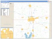Jefferson County, IL <br /> Wall Map <br /> Zip Code <br /> Basic Style 2025 Map