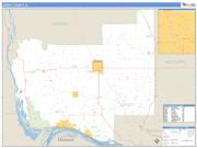 Jersey County, IL <br /> Wall Map <br /> Zip Code <br /> Basic Style 2025 Map