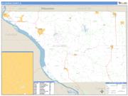 Jo Daviess County, IL <br /> Wall Map <br /> Zip Code <br /> Basic Style 2025 Map
