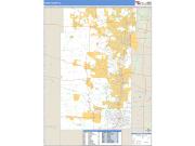 Kane County, IL <br /> Wall Map <br /> Zip Code <br /> Basic Style 2025 Map