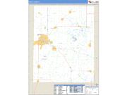 Knox County, IL <br /> Wall Map <br /> Zip Code <br /> Basic Style 2025 Map