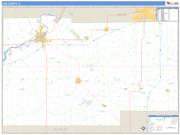 Lee County, IL <br /> Wall Map <br /> Zip Code <br /> Basic Style 2025 Map