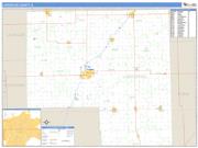 Livingston County, IL <br /> Wall Map <br /> Zip Code <br /> Basic Style 2025 Map