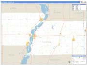 Marshall County, IL <br /> Wall Map <br /> Zip Code <br /> Basic Style 2025 Map