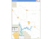 Moultrie County, IL <br /> Wall Map <br /> Zip Code <br /> Basic Style 2025 Map