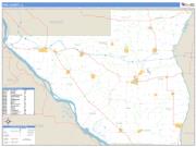 Pike County, IL <br /> Wall Map <br /> Zip Code <br /> Basic Style 2025 Map