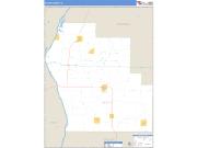 Scott County, IL <br /> Wall Map <br /> Zip Code <br /> Basic Style 2025 Map