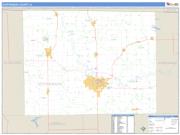 Stephenson County, IL <br /> Wall Map <br /> Zip Code <br /> Basic Style 2025 Map