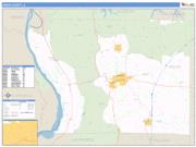 Union County, IL <br /> Wall Map <br /> Zip Code <br /> Basic Style 2025 Map