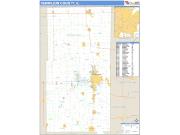 Vermilion County, IL <br /> Wall Map <br /> Zip Code <br /> Basic Style 2025 Map