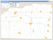 Washington County, IL <br /> Wall Map <br /> Zip Code <br /> Basic Style 2025 Map