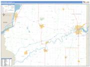 Whiteside County, IL <br /> Wall Map <br /> Zip Code <br /> Basic Style 2025 Map
