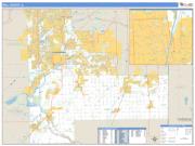 Will County, IL <br /> Wall Map <br /> Zip Code <br /> Basic Style 2025 Map