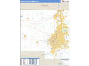Winnebago County, IL <br /> Wall Map <br /> Zip Code <br /> Basic Style 2025 Map
