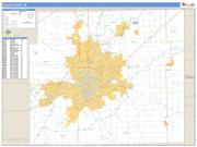 Allen County, IN <br /> Wall Map <br /> Zip Code <br /> Basic Style 2025 Map