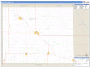 Benton County, IN <br /> Wall Map <br /> Zip Code <br /> Basic Style 2025 Map