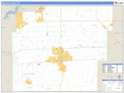 Hancock County, IN <br /> Wall Map <br /> Zip Code <br /> Basic Style 2025 Map