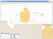 Howard County, IN <br /> Wall Map <br /> Zip Code <br /> Basic Style 2025 Map