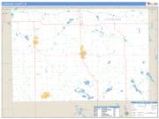 Lagrange County, IN <br /> Wall Map <br /> Zip Code <br /> Basic Style 2025 Map