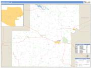 Owen County, IN <br /> Wall Map <br /> Zip Code <br /> Basic Style 2025 Map